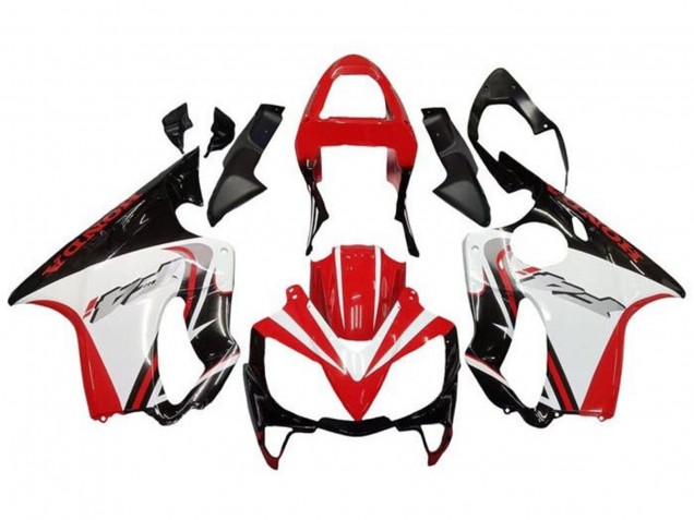 2001-2003 White Red Glossy Black Honda CBR600 F4i Motorcycle Fairings UK