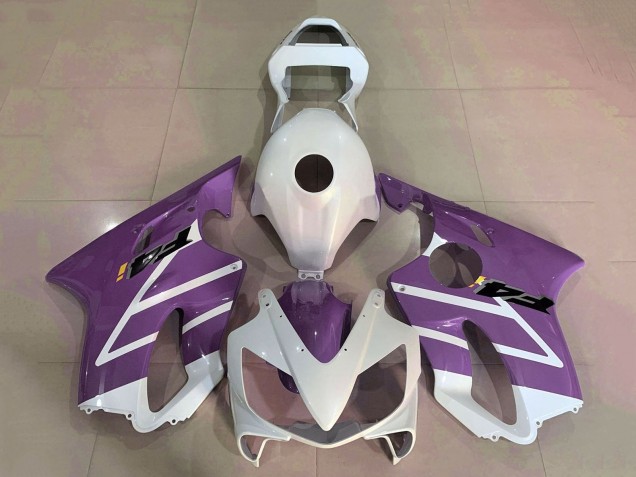 2001-2003 White Purple Honda CBR600 F4i Motorcycle Fairings UK