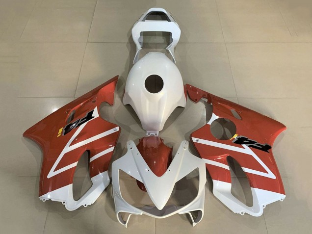 2001-2003 White Orange Honda CBR600 F4i Motorcycle Fairings UK