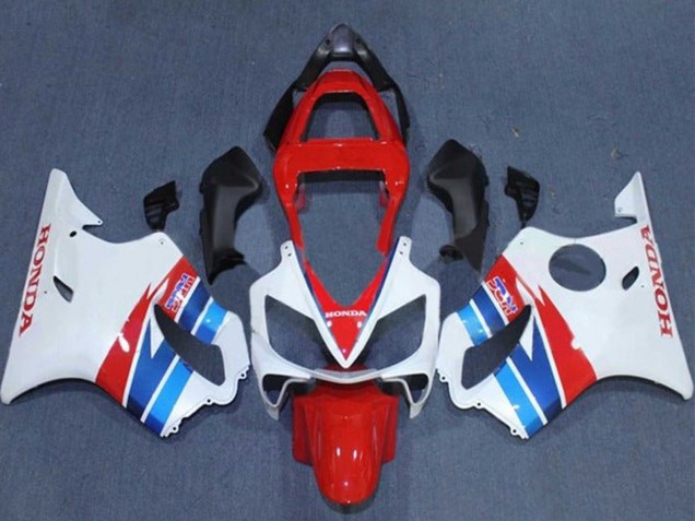 2001-2003 White Red Blue Honda CBR600 F4i Motorcycle Fairings UK