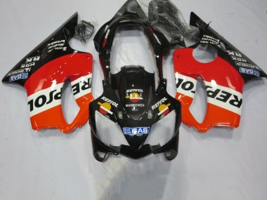 Buy 2004-2007 Orange White Red Glossy Black Repsol Honda CBR600 F4i Motorcycle Fairings UK