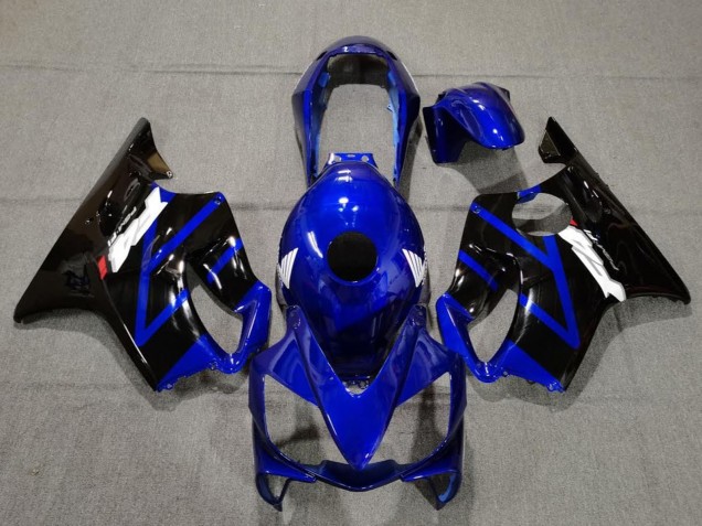 2004-2007 Blue Glossy Black Honda CBR600 F4i Motorcycle Fairings UK