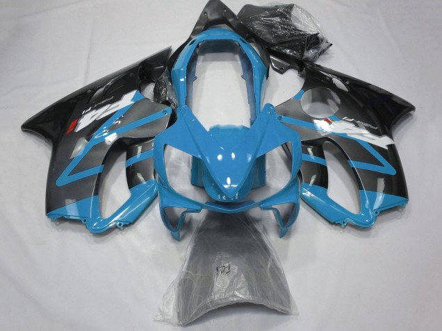 2004-2007 Light Blue Grey Glossy Black Honda CBR600 F4i Motorcycle Fairings UK