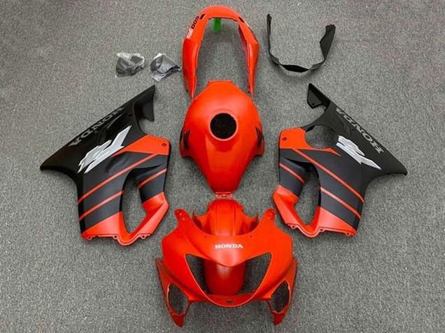 2004-2007 Red Matte Black Honda CBR600 F4i Motorcycle Fairings UK