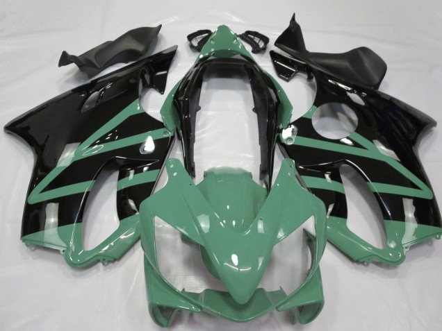 2004-2007 Moss Green Glossy Black Honda CBR600 F4i Motorcycle Fairings UK