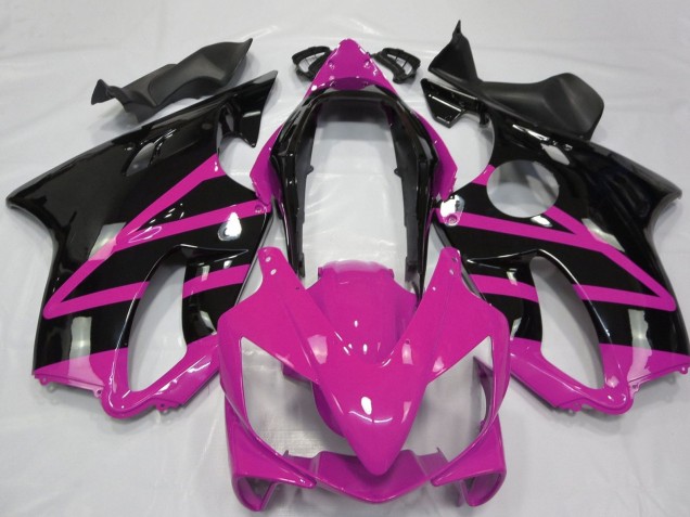 2004-2007 Pink Glossy Black Honda CBR600 F4i Motorcycle Fairing UK