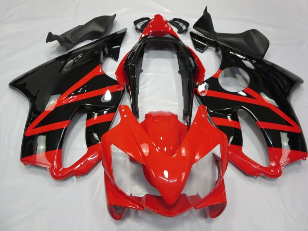2004-2007 Red Glossy Black Honda CBR600 F4i Motorcycle Fairings UK