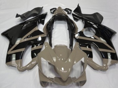 Buy 2004-2007 Taupe Brown Glossy Black Honda CBR600 F4i Motorcycle Fairings UK