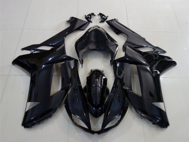 Buy 2007-2008 Glossy Black Kawasaki ZX6R Motorcycle Fairing UK
