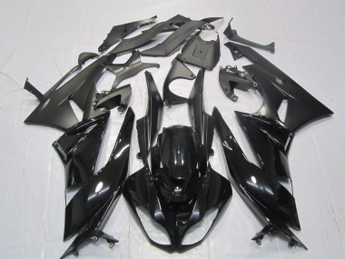 Buy 2007-2008 Gossy Black Matte Black Kawasaki ZX6R Motorcycle Fairings UK