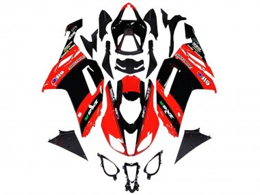 Buy 2013-2018 Red Black Elf Kawasaki ZX6R Motorcycle Fairings UK