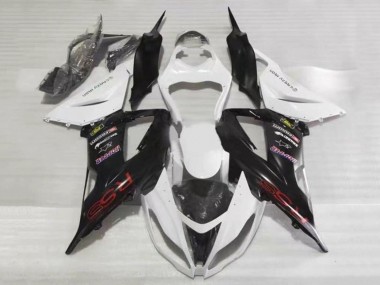 Buy 2013-2018 White Black Red RSS Kawasaki ZX6R Motorcycle Fairings UK