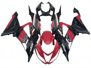 Buy 2013-2018 Red Black White Kawasaki ZX6R Motorcycle Fairings UK