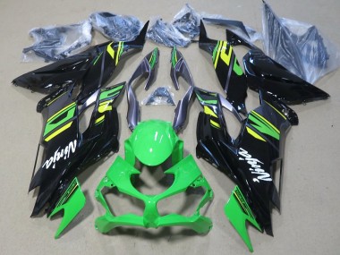 Buy 2019-2022 Green Yellow Glossy Black Kawasaki ZX6R Motorcycle Fairings UK