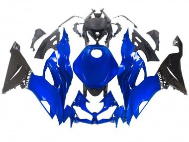 Buy 2019-2022 Blue Glossy Black Kawasaki ZX6R Motorcycle Fairings UK