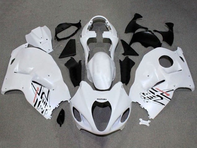 1996-2007 White Suzuki GSXR 1300 Hayabusa Motorcycle Fairings UK