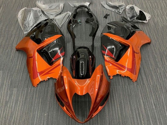 1996-2007 Orange Black Red Suzuki GSXR 1300 Hayabusa Motorcycle Fairings UK