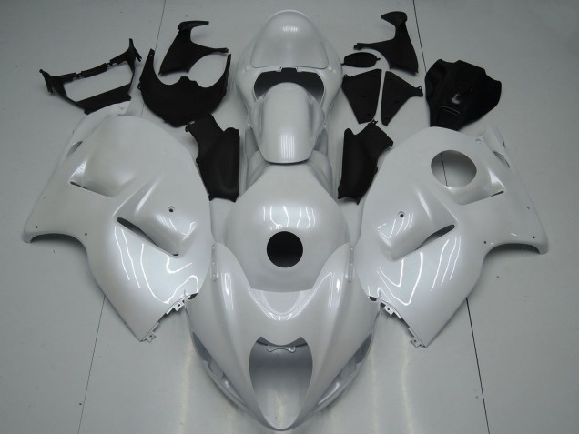 1996-2007 Pearl White Suzuki GSXR 1300 Hayabusa Motorcycle Fairings UK