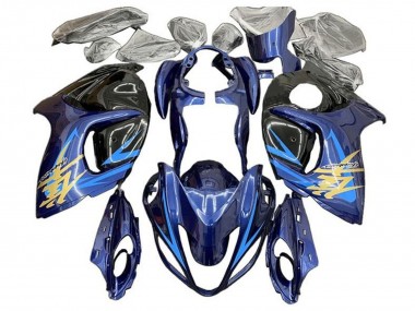 Buy 2008-2020 Blue Black Light Blue Gold Suzuki GSXR 1300 Hayabusa Motorcycle Fairings UK