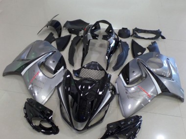 Buy 2008-2020 Glossy Black Silver Chrome Suzuki GSXR 1300 Hayabusa Motorcycle Fairings UK