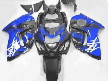Buy 2008-2020 Black Blue Flame Suzuki GSXR 1300 Hayabusa Motorcycle Fairings UK