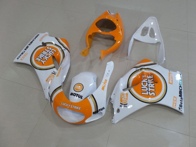 1991-1996 White Orange Lucky Strike Motul Suzuki RGV250 VJ22 Motorcycle Fairings UK