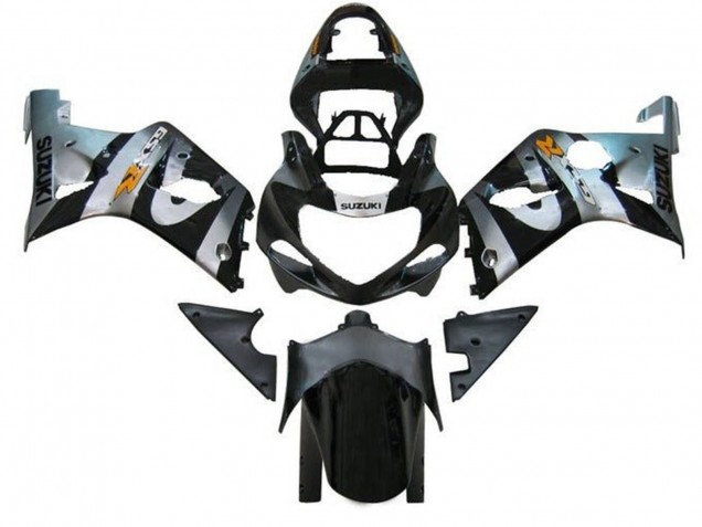 2000-2002 Silver Black Orange Suzuki GSXR1000 Motorcycle Fairings UK