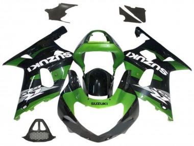 Buy 2000-2002 Green Glossy Black Grey White Suzuki GSXR1000 Motorcycle Fairings UK