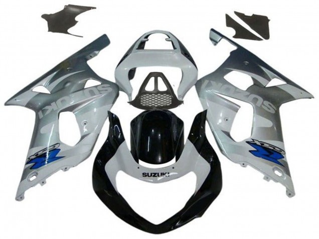 2000-2002 Silver White Glossy Black Blue Suzuki GSXR1000 Motorcycle Fairings UK
