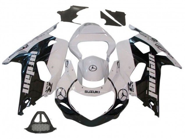 2000-2002 White Black Jordan Suzuki GSXR1000 Motorcycle Fairings UK