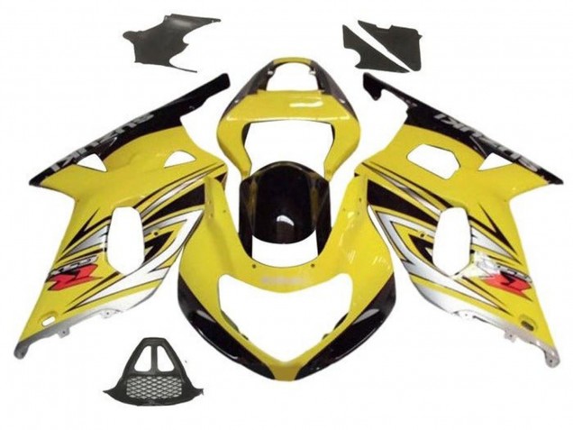 2000-2002 Yellow Silver Glossy Black Suzuki GSXR1000 Motorcycle Fairings UK