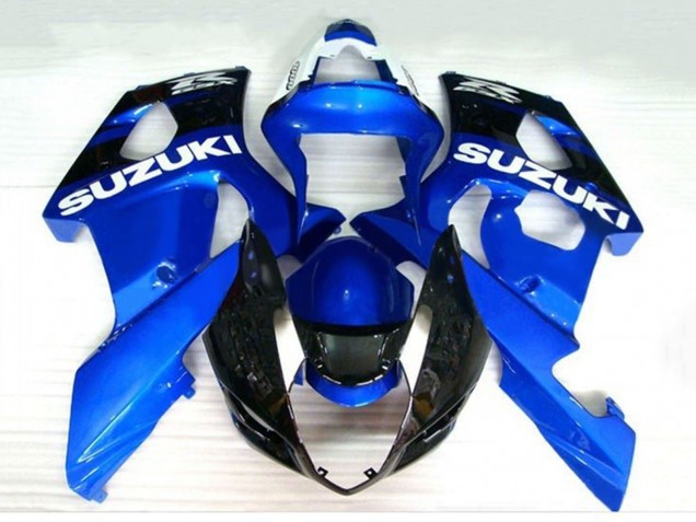 2003-2004 Blue Black White Suzuki GSXR 1000 Motorcycle Fairings UK