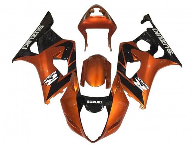 2003-2004 Orange Black White Suzuki GSXR 1000 Motorcycle Fairings UK