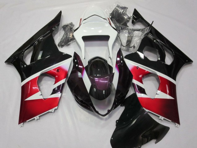 2003-2004 White Red Purple Black Suzuki GSXR 1000 Motorcycle Fairings UK