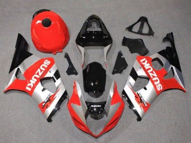 Buy 2003-2004 Red Silver Black Suzuki GSXR 1000 Motorcycle Fairings UK