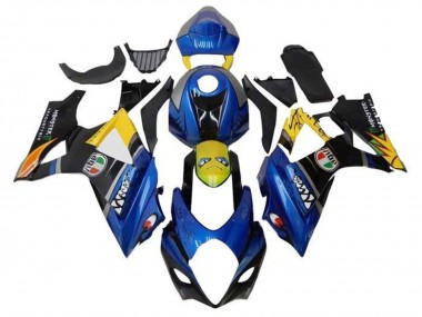 Buy 2005-2006 Blue Yellow Black Shark Suzuki GSXR 1000 Motorcycle Fairings UK