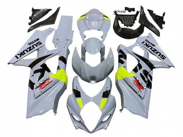 2005-2006 Grey Black Neon Yellow Red Suzuki GSXR 1000 Motorcycle Fairings UK