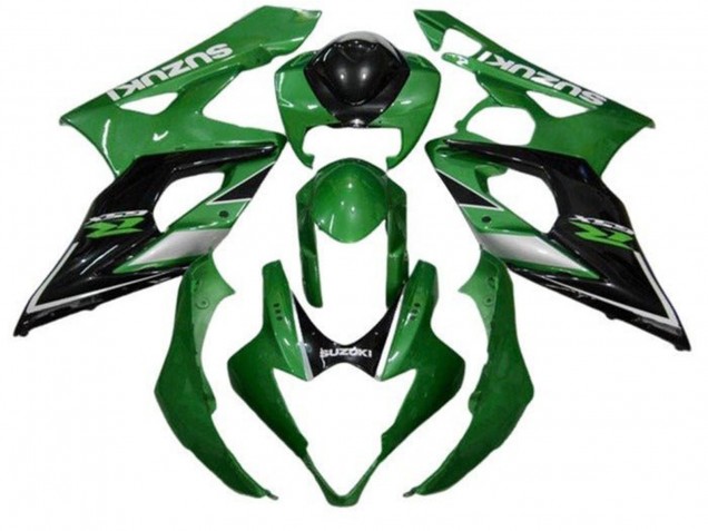 2005-2006 Green Black Silver Suzuki GSXR 1000 Motorcycle Fairings UK
