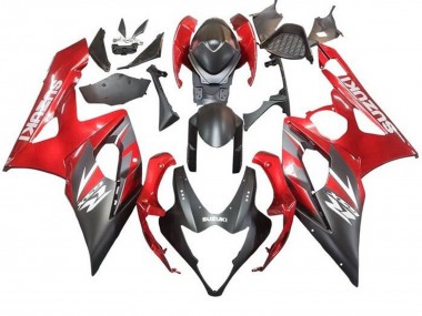 Buy 2005-2006 Matte Black Red Suzuki GSXR 1000 Motorcycle Fairing UK