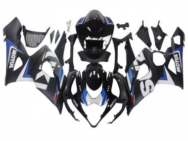 Buy 2005-2006 Matte Black Blue White Suzuki GSXR 1000 Motorcycle Fairings UK
