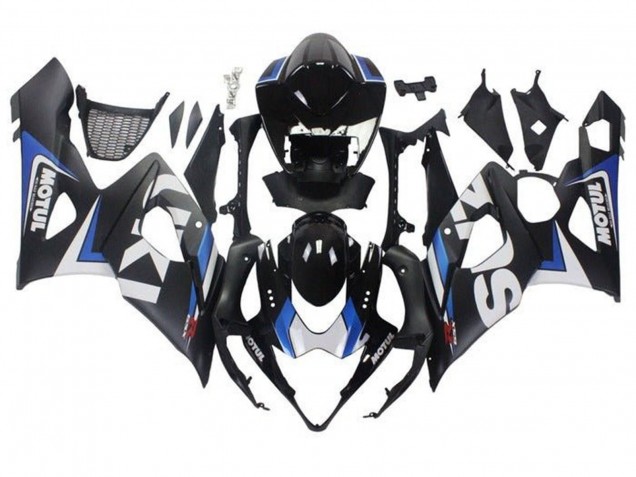 2005-2006 Matte Black Blue White Suzuki GSXR 1000 Motorcycle Fairings UK