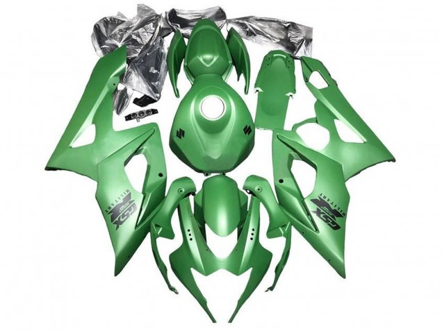 2005-2006 Matte Green Suzuki GSXR 1000 Motorcycle Fairings UK