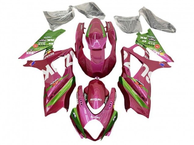2005-2006 Pink Green Suzuki GSXR 1000 Motorcycle Fairings UK