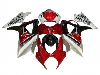 Buy 2005-2006 Silver Red Black Suzuki GSXR 1000 Motorcycle Fairings UK