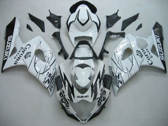 2005-2006 White Black Alstare Corona Suzuki GSXR 1000 Motorcycle Fairings UK