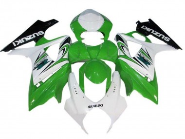 Buy 2005-2006 White Green Black Suzuki GSXR 1000 Motorcycle Fairings UK