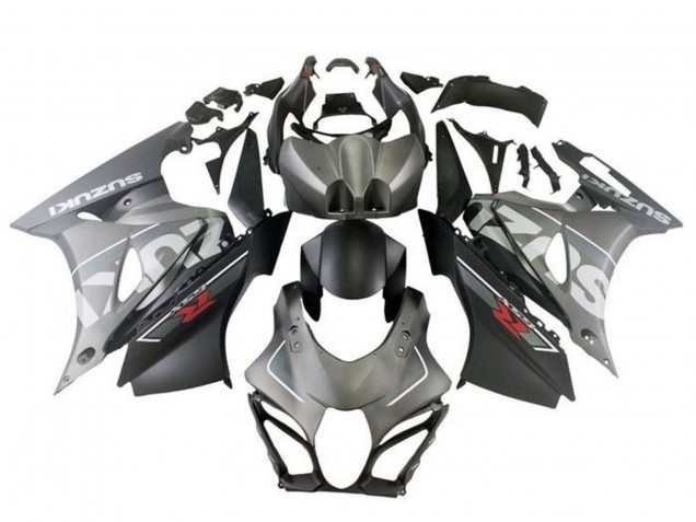 2017-2025 Matte Silver Matte Black Suzuki GSXR1000 Motorcycle Fairings UK