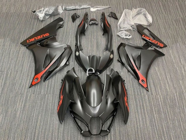 2017-2025 Matte Black Red Suzuki GSXR1000 Motorcycle Fairings UK
