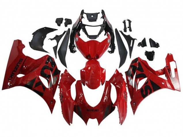 2017-2025 Red Black Silver Suzuki GSXR1000 Motorcycle Fairings UK