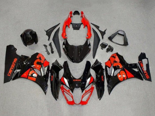 2017-2025 Black Red Silver Suzuki GSXR1000 Motorcycle Fairings UK